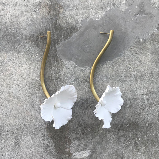 Wedding Pensamiento Earrings